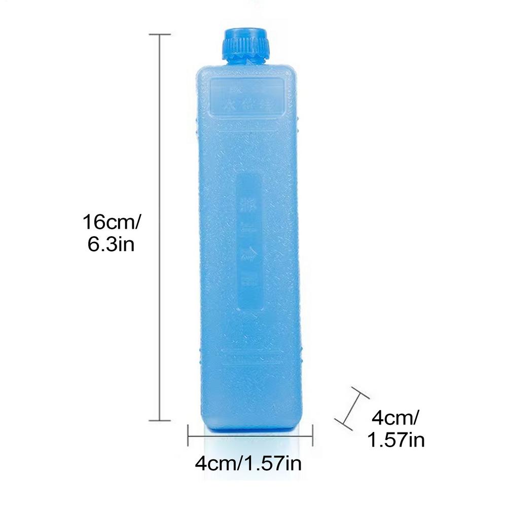 Ice Box PE Ice Crystal Box Reusable Refrigeration Keep Fresh Picnic Cooler Box Durable Air Conditioning Fan Ice Crystal Box