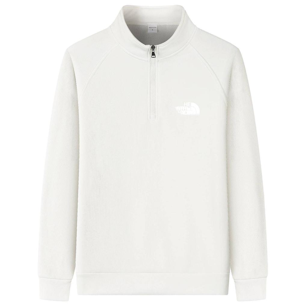 2024 Men's Sherpa Lined Hoodie - Spring/Autumn, Pullover, Casual Sports Fleece Jacket.