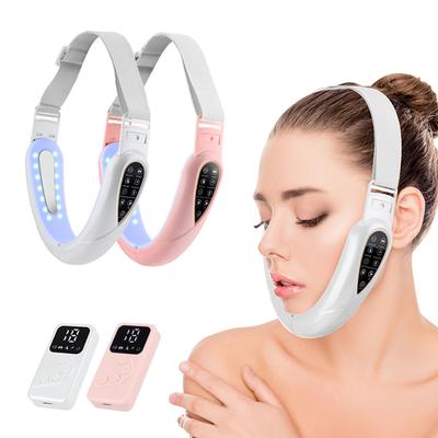 EMS Microcurrent Vshape Face Slimming Machine Vibration Facial Lifting Device Double Chin Reducer Tightening Skin Care