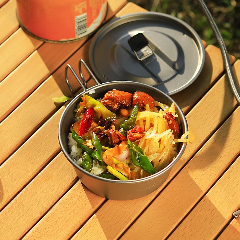 Titanium Sherpa Bowl: Portable Outdoor Camping Tableware