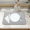 Microfiber Dish Drying Mat Absorbent Pad Large Size Kitchen Counter Mat Dish