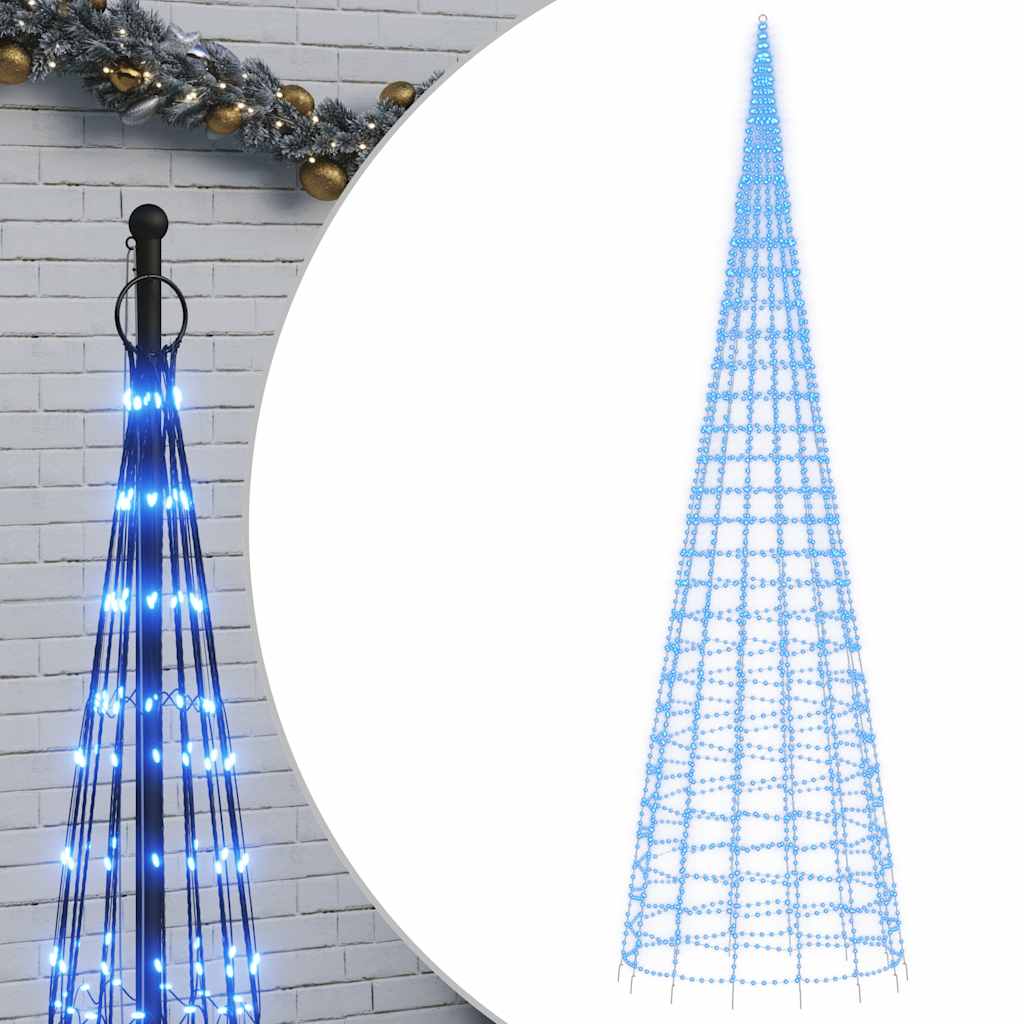 LED Christmas Tree 3000 LEDs Blue 800 cm