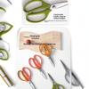 Stainless Steel Kitchen Scissors Sharp Blades Non Slip Handles For Home Kitchen Food Prep Cutting Meat Vegetables