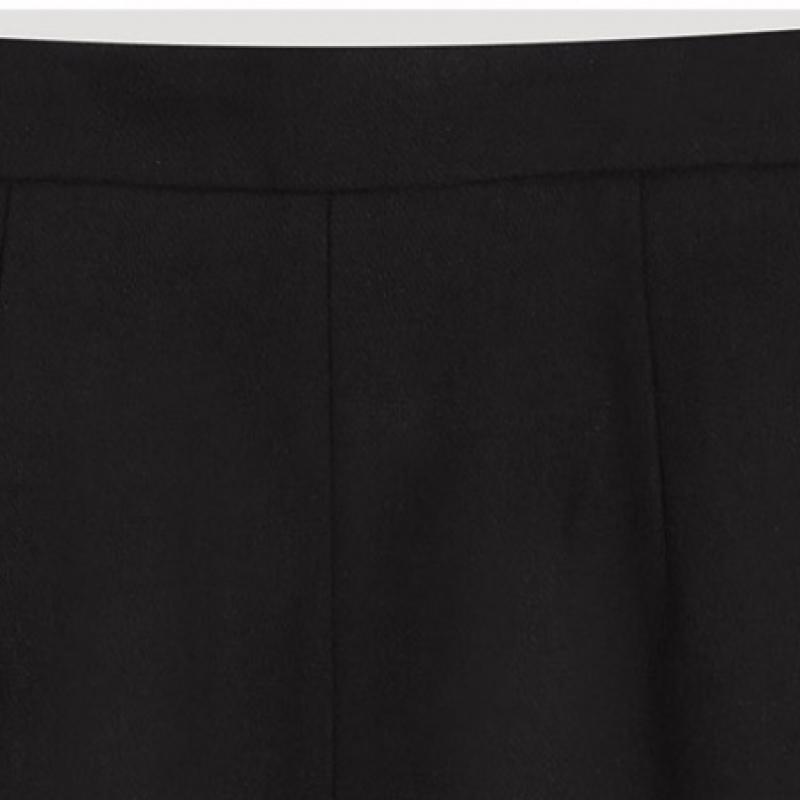  Fustă plisată din amestec de lână She S miSS SwwSko42060 BK