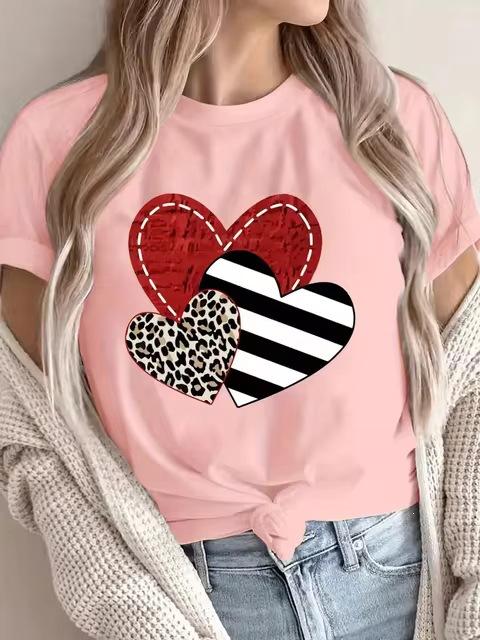 Cross-border European and American trend T-shirt men s American summer and women s top holiday European pure men s short-sleeved T-shirt S