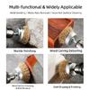 Shanked Metal Wire Wheel, Polishing Wire Brush for Rust Removal, Deburring Grinding Tool for Woodworking and Root Carving