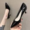- Einfarbige High Heels Frühling neue spitze Stiletto High Heels Einzelne Schuhe Frauen