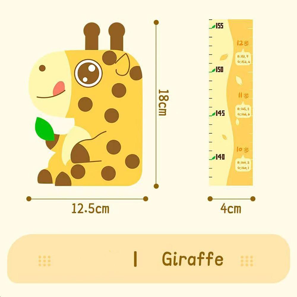 

Подвижная доска для измерения высоты настенные наклейки легко устанавливаются детские наклейки для измерения высоты украшения дома Giraffe