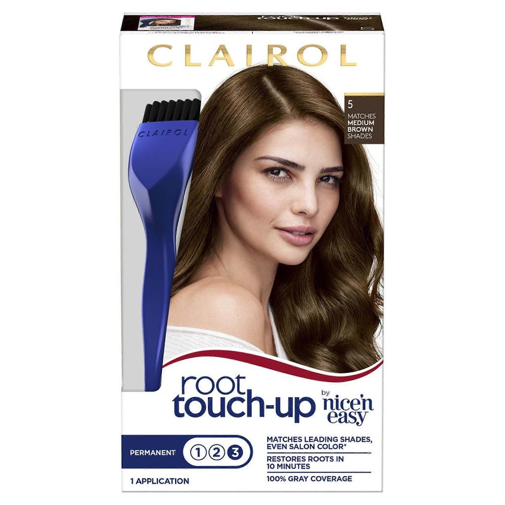 Clairol Root Touch-up Permanent Hair Color Creme, 5 Medium Brown, 1 Ea