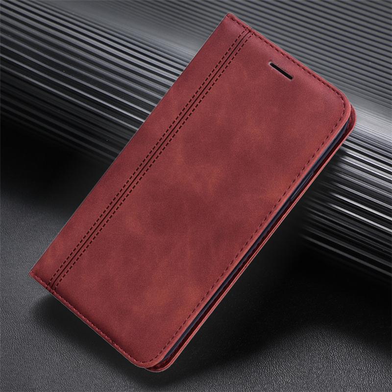 

Luxury Wallet Case For Samsung Galaxy A12 M12 Case Magnetic Book Phone Case For Samsung M12 A12 Flip Cover Protect Fundas Coque Galaxy M12 коричневий