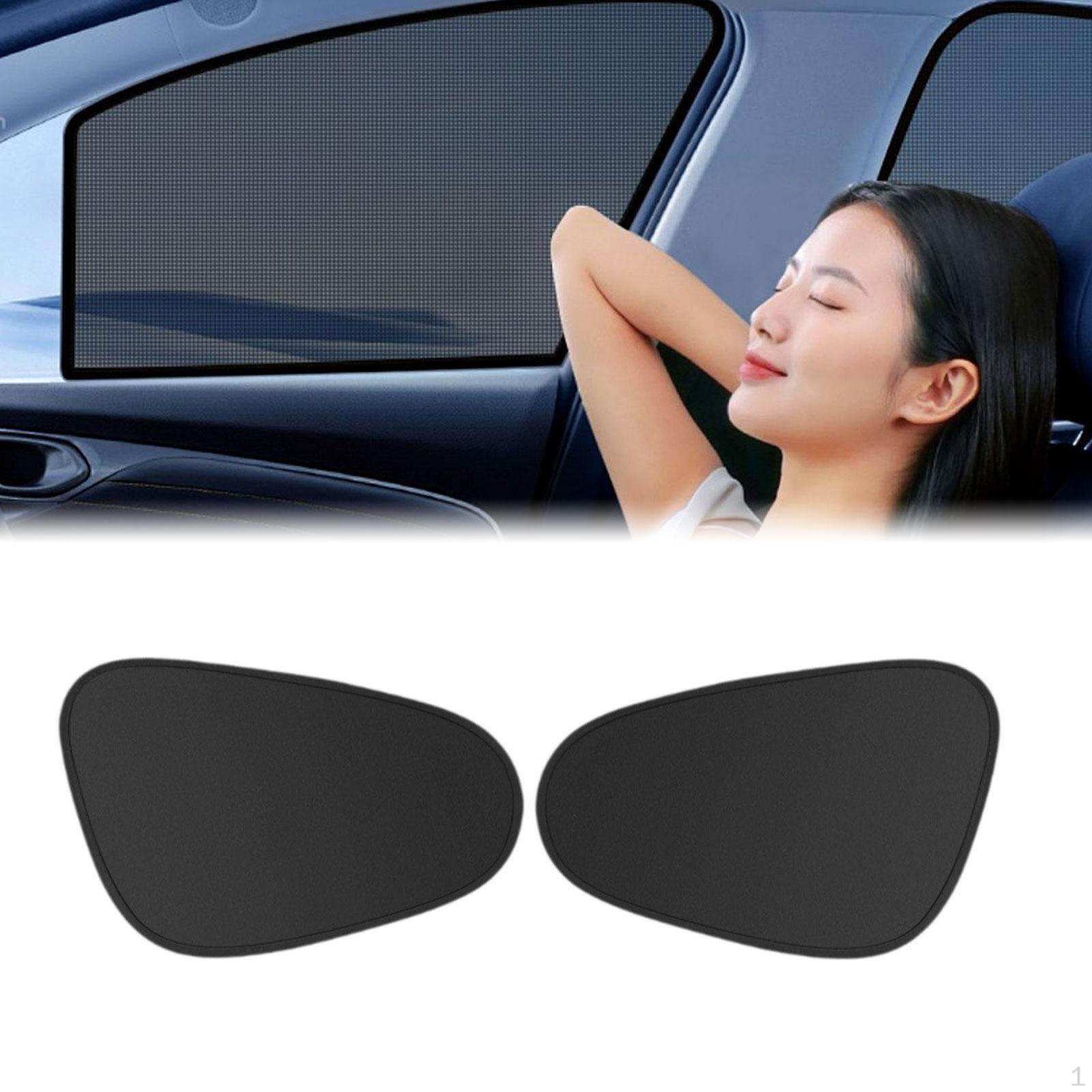 

Автомобильные шторы на окна для детей, затемняющие автомобильные шторы, солнцезащитные чехлы, статические прилипающие 2Pc for Front Window