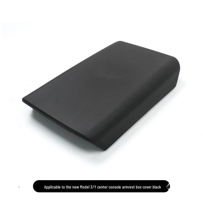 Updated Model 3/Y Armrest Box & Center Console Cover - TPE Protective & Decorative Car Mod Accessories