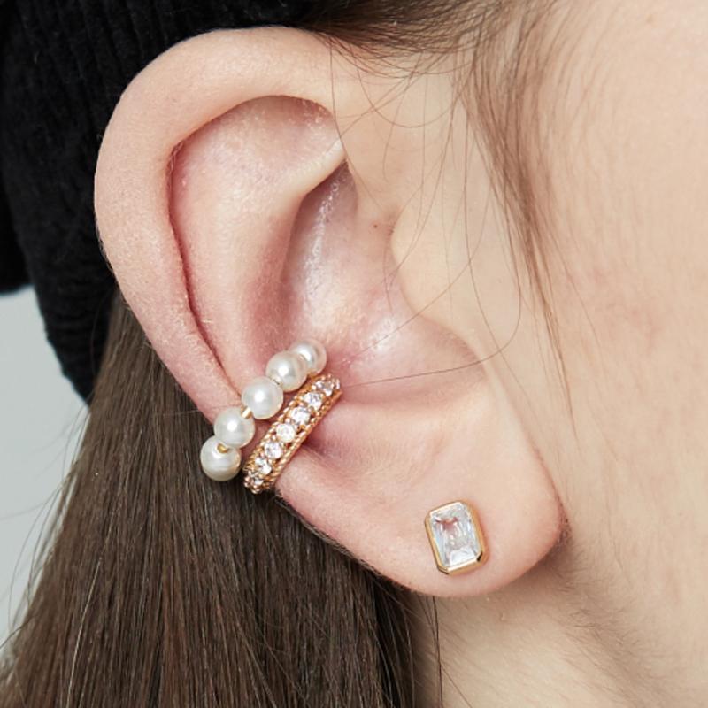 TATIANA MARGARET PEARL CUFF SET SE0092