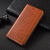 Crocodile Genuine Leather Flip Case for Meizu Note 15 16 16S 16T 16TH 16XS 17 18 18S 18X 20 21 Lite Pro Phone Wallet Cover Cases