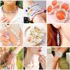 50/100/200pcs/Lot 7x4mm White A-Z Round Alphabet Acrylic Letters Beads Loose Spacer For Jewelry Making DIY Bracelet Accessories