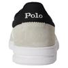 Polo Ralph Lauren Flat Lace-Up Low-Top Casual Shoes Women sneakers Black White 809P07173001WHITEBLACK
