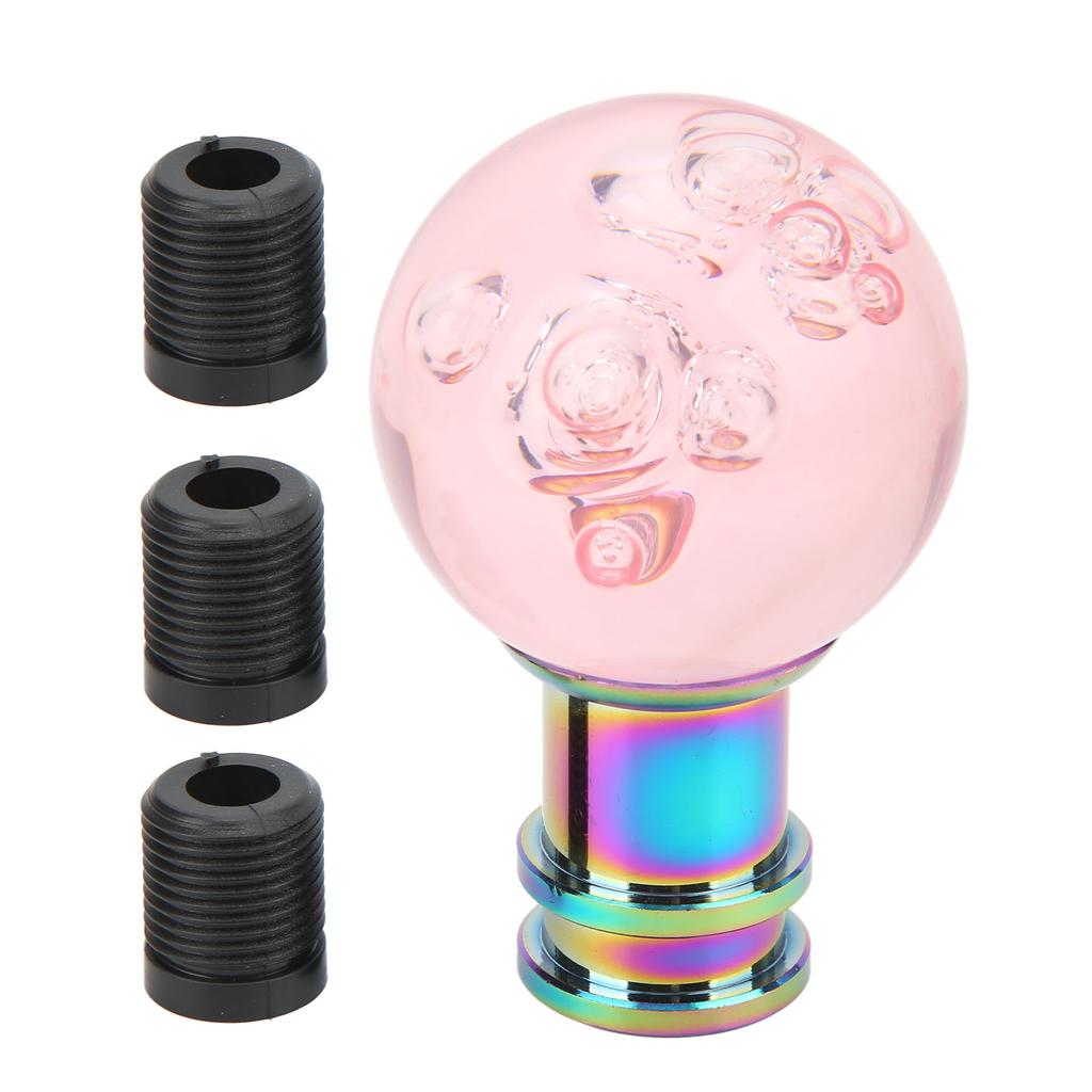 Gear Knob with M8 M10 Adapt Acrylic Transparent Bubble Head for Car