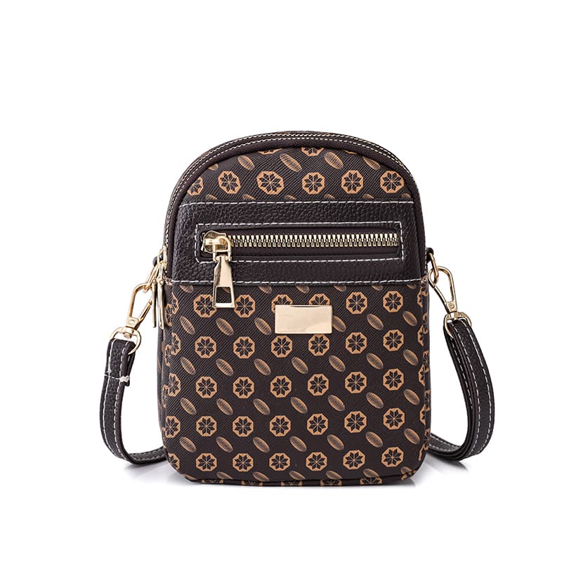 

Crossbody bag Mobile phone bag Mini women s printed shoulder bag 14*8*19cm