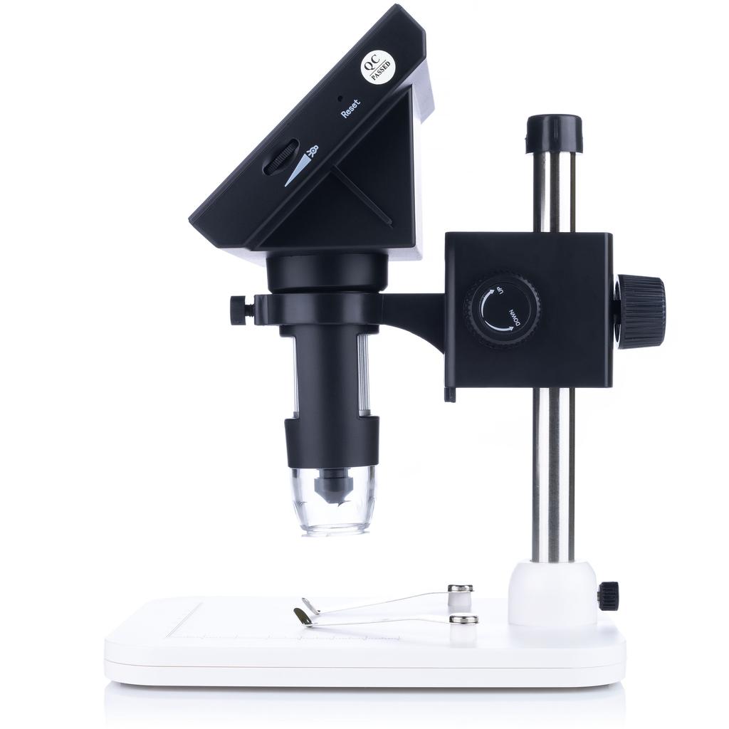 Rosfix Mikroskop Cyfrowy 4,3"" DM3-Z01B049 – Powiększenie 50X–1000X | 1080P HD | 8 Diod LED, USB, Obsługa MicroSD