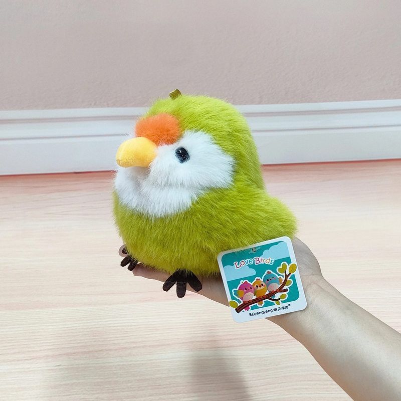 Love Bird Plush Toy Cute Kiwi Bird Stuffed Animal For Kids And Collectors