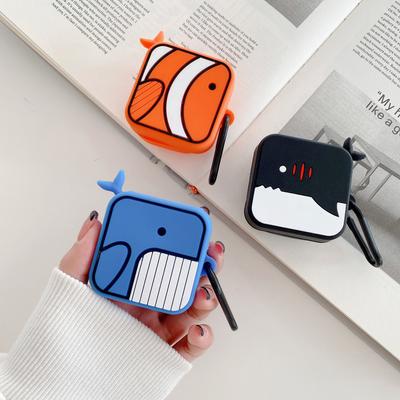 Cute Cartoon Clownfish Earphone Case For Samsung Galaxy Buds 2 Pro Live Casing For Galaxy Buds2 Pro Cover Fundas Full Protection with Metal Hook