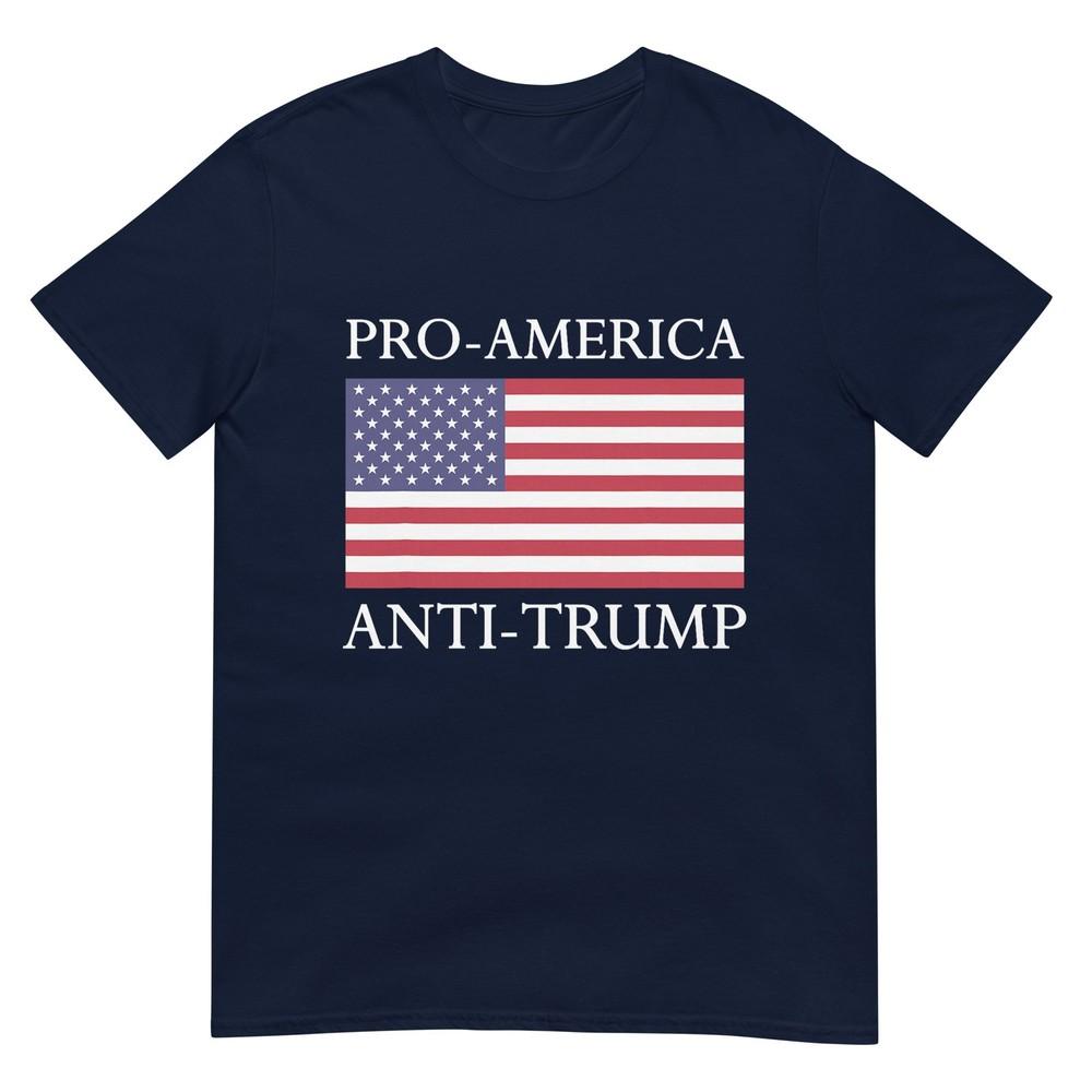 Proamerica Antitrump American Usa Flag Resist Tshirt S