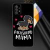 Dachshund Dog Love Phone Case For Samsung Galaxy A21 A30 A50 A52 S A13 A22 A32 4G A23 A33 A53 A73 5G A12 A31 A51 A70 A71 A72