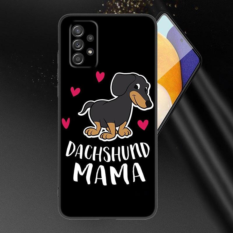 Dachshund Dog Love Phone Case For Samsung Galaxy A21 A30 A50 A52 S A13 A22 A32 4G A23 A33 A53 A73 5G A12 A31 A51 A70 A71 A72