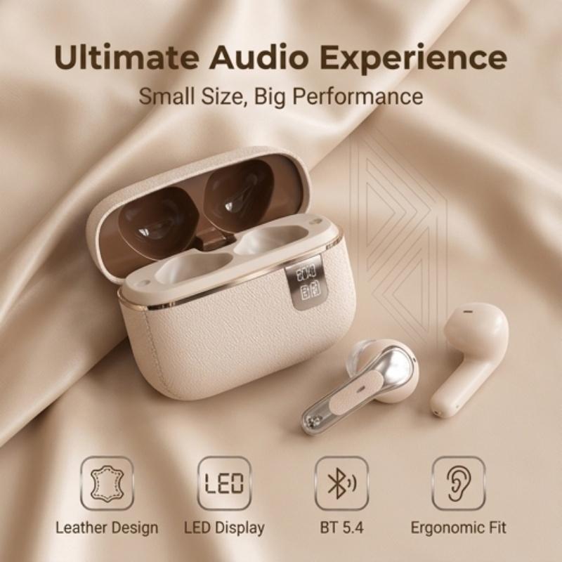 Bluetooth Earphones TWS HIFI Mic Headset Wireless Earbuds For Phone Sports Headphones LED Display Gaming Music Earphone