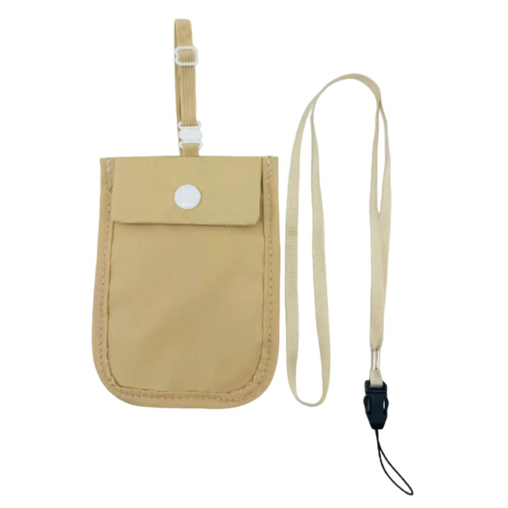 Solid Color Hidden Bra Wallet Safe RFID-Blocking Money Pouch  Outdoor Activities