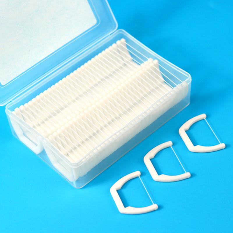 Replaceable Dental Floss Sticks Oral Cleaning Reusable Floss Sticks Dentist Teeth Sticks Oral Care Hygiene Toothpick Tools