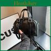 2024 New Korean Style Small Black Handbag Shoulder Bag Crossbody Bag For Women Retro Vintage Design Soft Pu Material