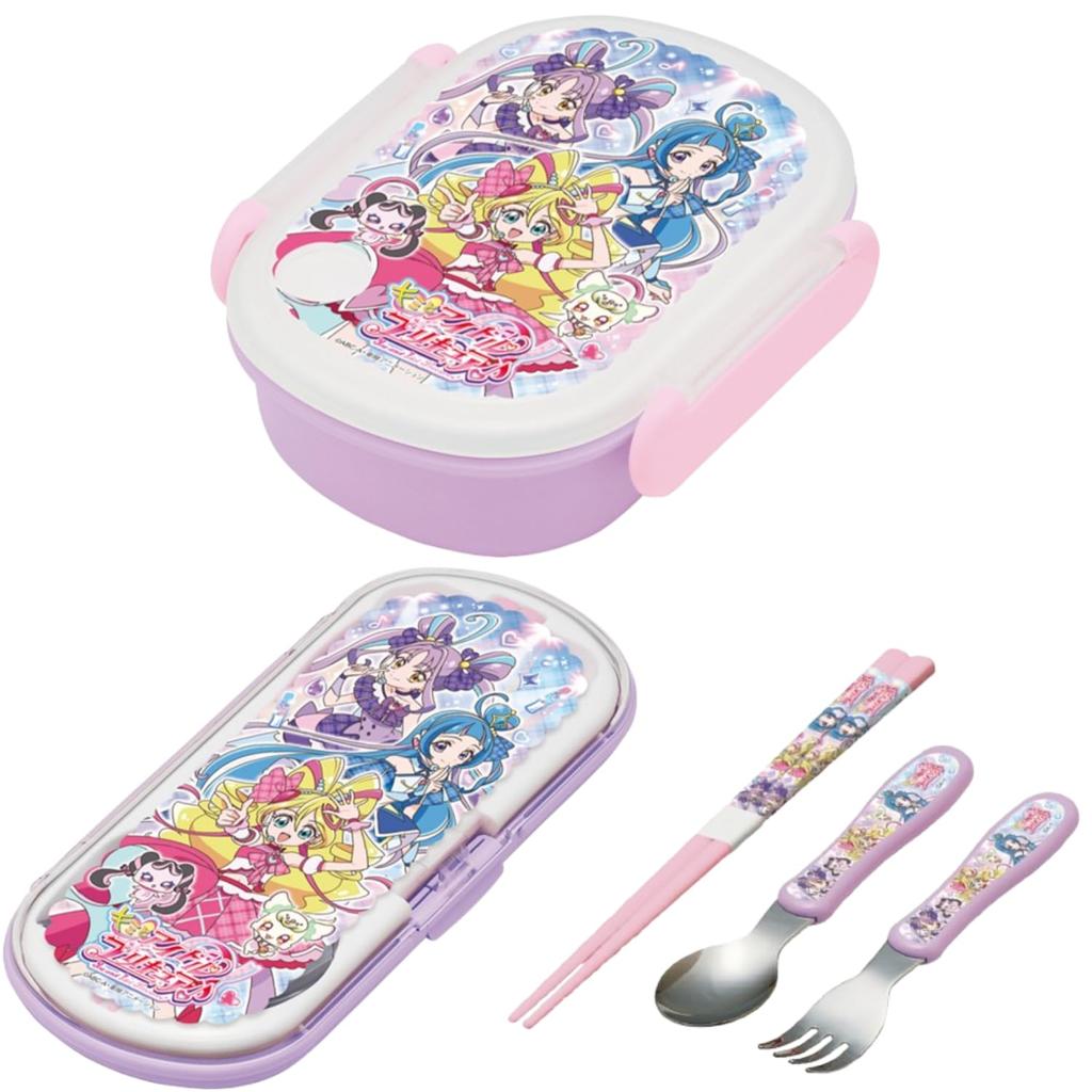 Kimi To Idol Antibacterial Bento with and Chopsticks Microwave and Dishwasher Stainless Steel Trio Set Lunch Suitable for Kindergarten and Made In