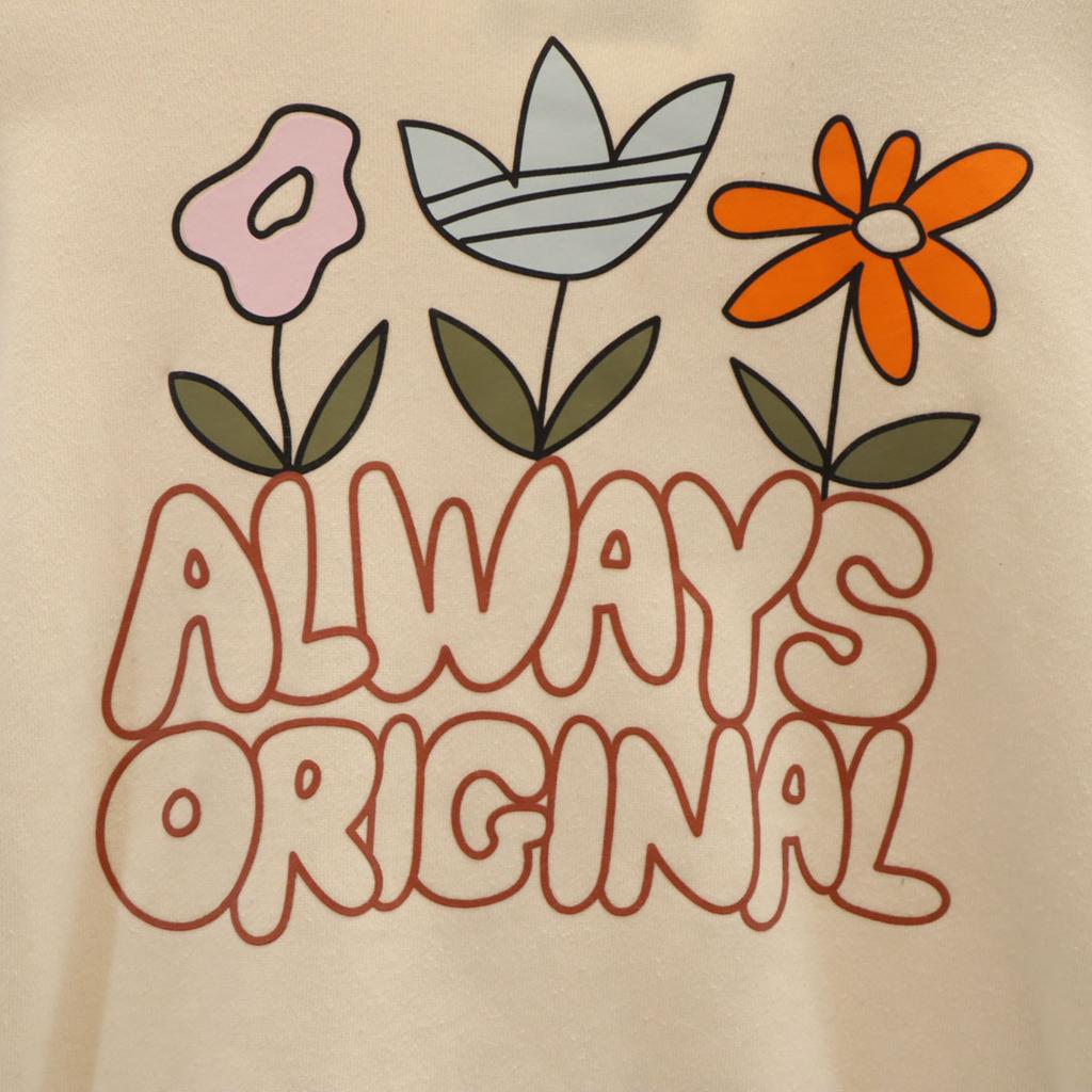 adidas Originals Estampado nas costas Camisolas de manga comprida L Laranja pálido Mulher Usado