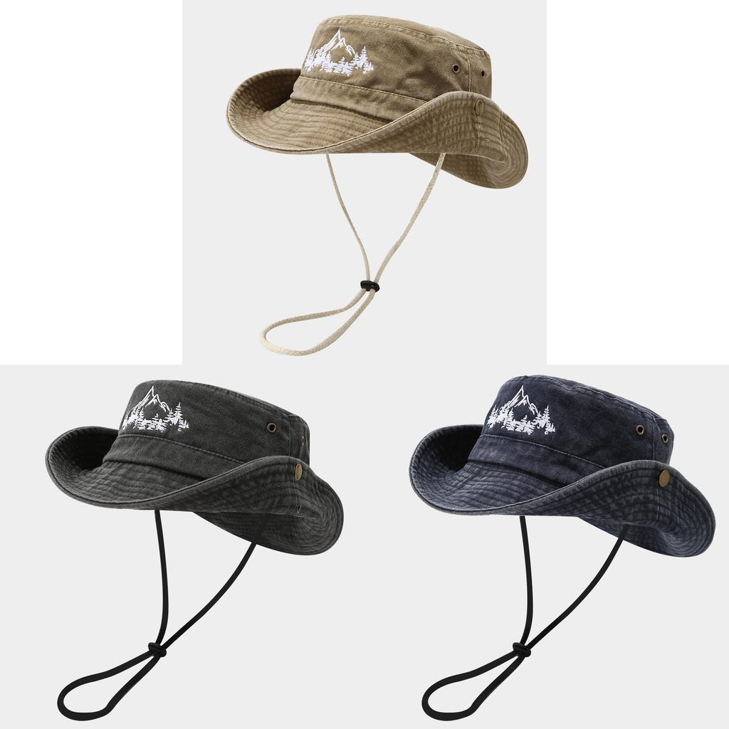 Outdoor Sun Hat With Wide Brim For Hiking Camping Sun Protection