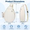 Lightweight Racket Sling Case Waterproof Tennis Shoulder Bag Tennis Racket Bag  Court Training