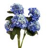 Simulation Hydrangeas 3D Printing Fake Flowers Table Decor Artificial Flower 62cm Hawaiian Hydrangea Branch Office Decoration