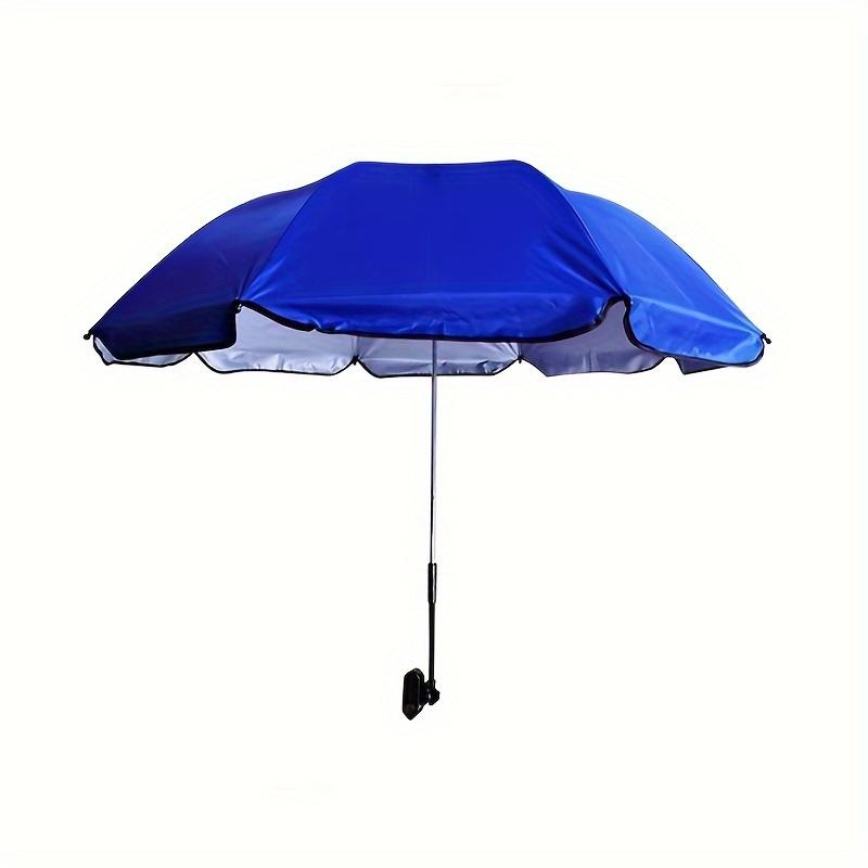 1 Piece Waterproof Beach Chair Umbrella with Universal Clamp, 360° Rotation Portable All-Season Golf Umbrella