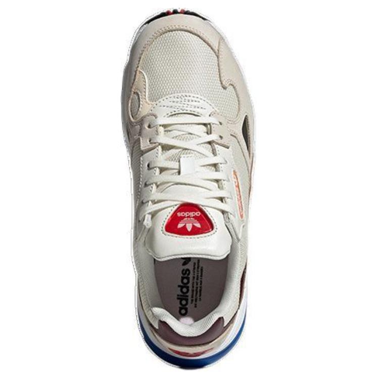 Adidas Originals Falcon Kožené Pohodlné Všestranné Protiskluzové Nízké Pánské Boty Dámské Tenisky Světle Béžové G54688