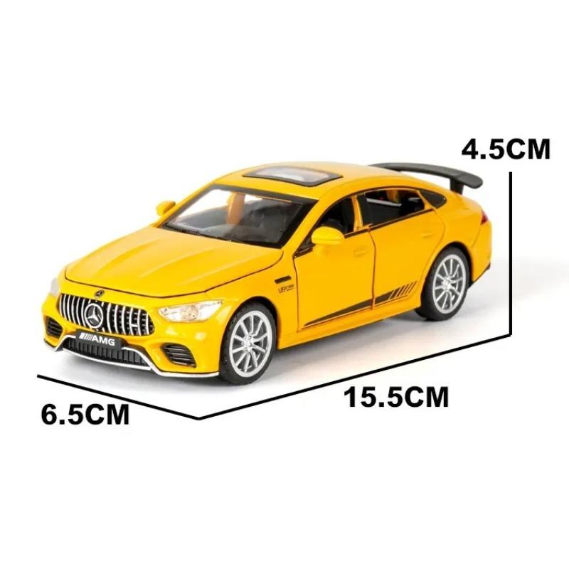 1/32 Mercedes Benz AMG GT63 Sportwagen Legierung Diecast Automodell Sound Licht Rückzug Spielzeug Ornamente Geschenk für Kinder Sammeln