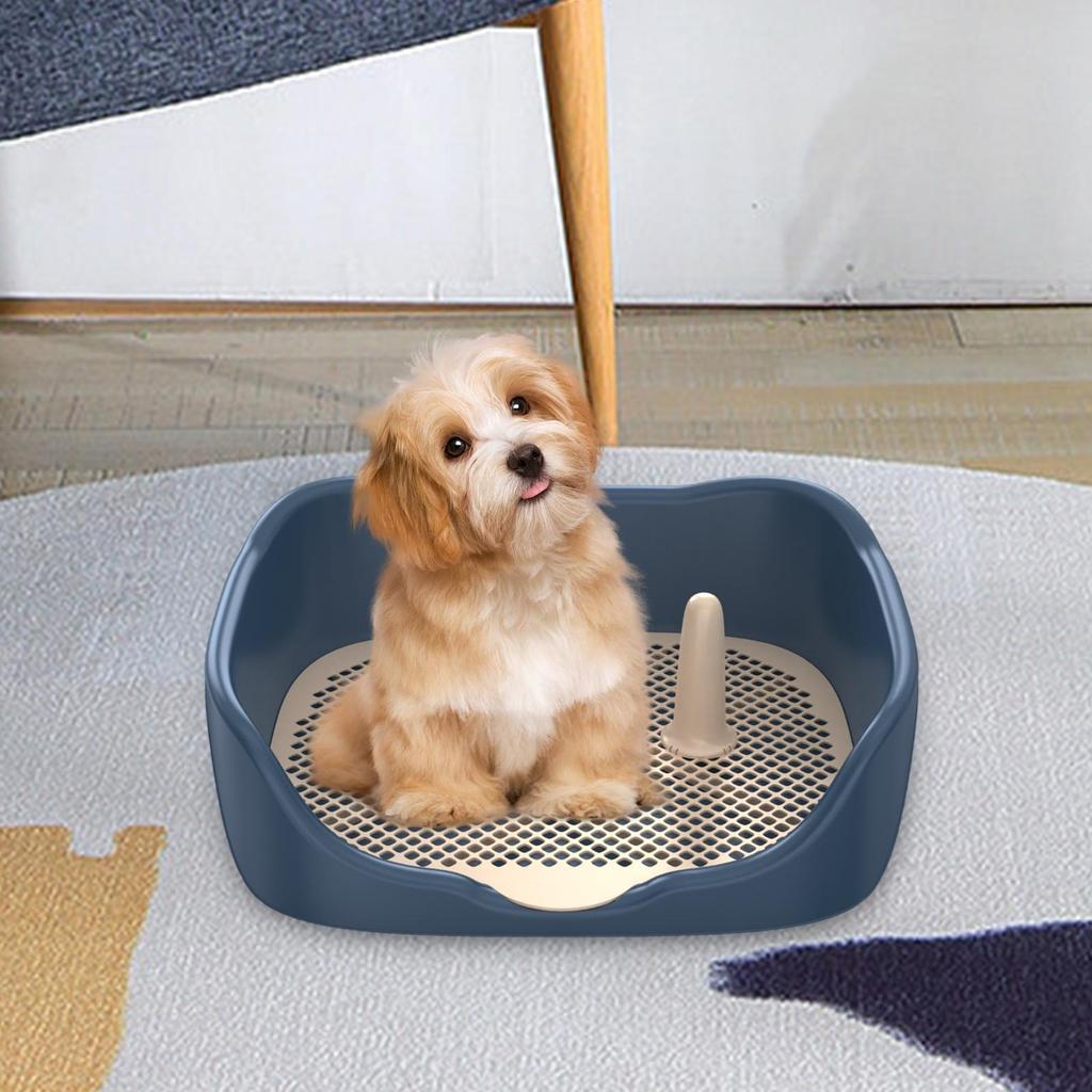 Dog Toilet Training Tray with Detachable PP Grid Suitable for