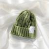Candy Color Knitted Beanie Winter Hats For Women Girls Thick Warm Cap Ladies Casual Elastic Twist Crochet Hat