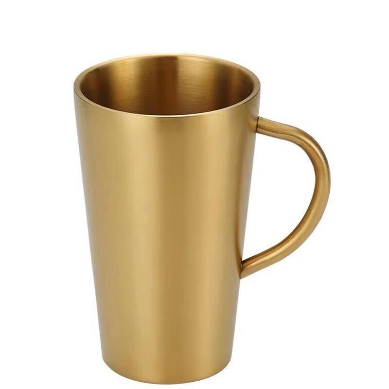 Changqi Double-Layer 304 Stainless Steel Hammered Mug Set
