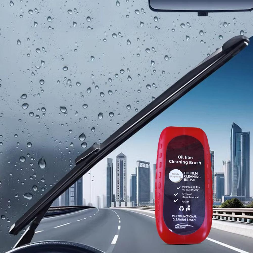 Windshield Oil Film Cleaner Car Glass Sponge Cleaning Brush Removes Dirt Glass Oil Film Cleaning Brush Car Glass Oil Film Wiping