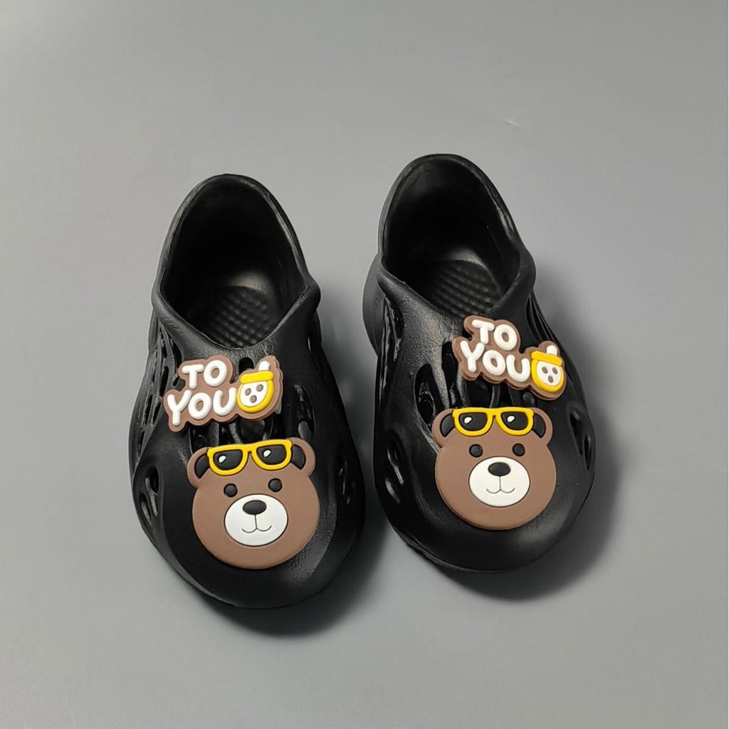 2025 Cute Comfortable Children's Bear Shoes for Boys & Girls - Fashionable, Breathable, Solid Colors for Outdoor Wear