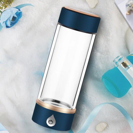 

Чашка для воды, 420 мл, прозрачная USB аккумуляторная батарея для быстрого электролиза, богатая водородом водородная бутылка для воды, ионизатор воды, водородная бутылка для воды кофейный