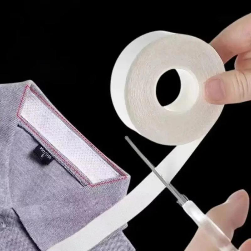 Disposable Self-Adhesive Collar Anti-Dirty Tape, Breathable Sweat-Absorbent Guard Sticker, Cuff Fixing Tape for Daily Clothing Protection
