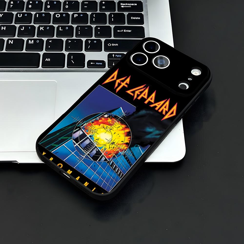 Hot Rock Band D-Def Leppard Phone Case For IPhone 17 Air 16 E Pro Max 15 14 13 Mini 12 Pro 11 Max Plus Black Soft Shell