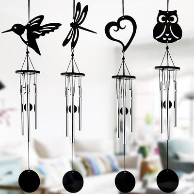 Kovový vícekanálový větrný zvonek Domácí dekorace Ozdoby Svatební narozeninový závěsný přívěsek Dárek