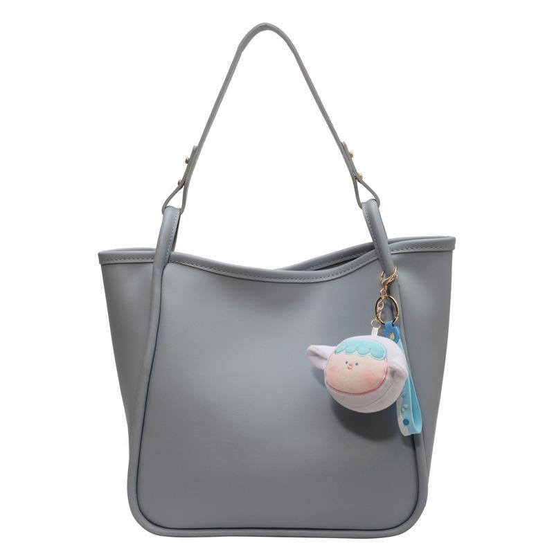 Large capacity pink bag women's new versatile fashion commuter bag casual simple shoulder bag tote bag